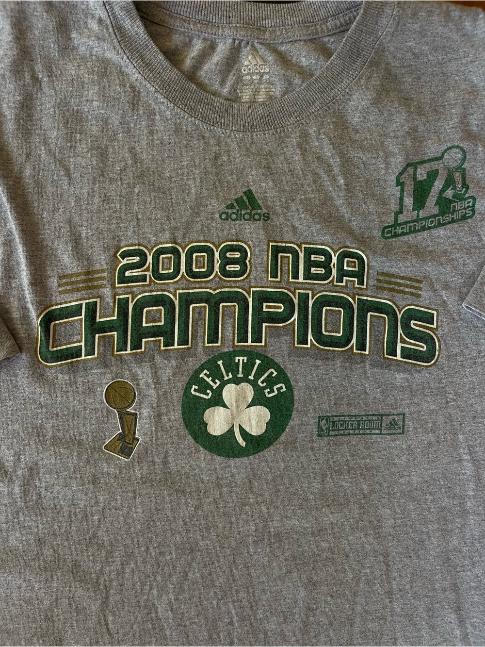 Y2K NBA 2008 Celtics Championship Locker Room Tee XL
